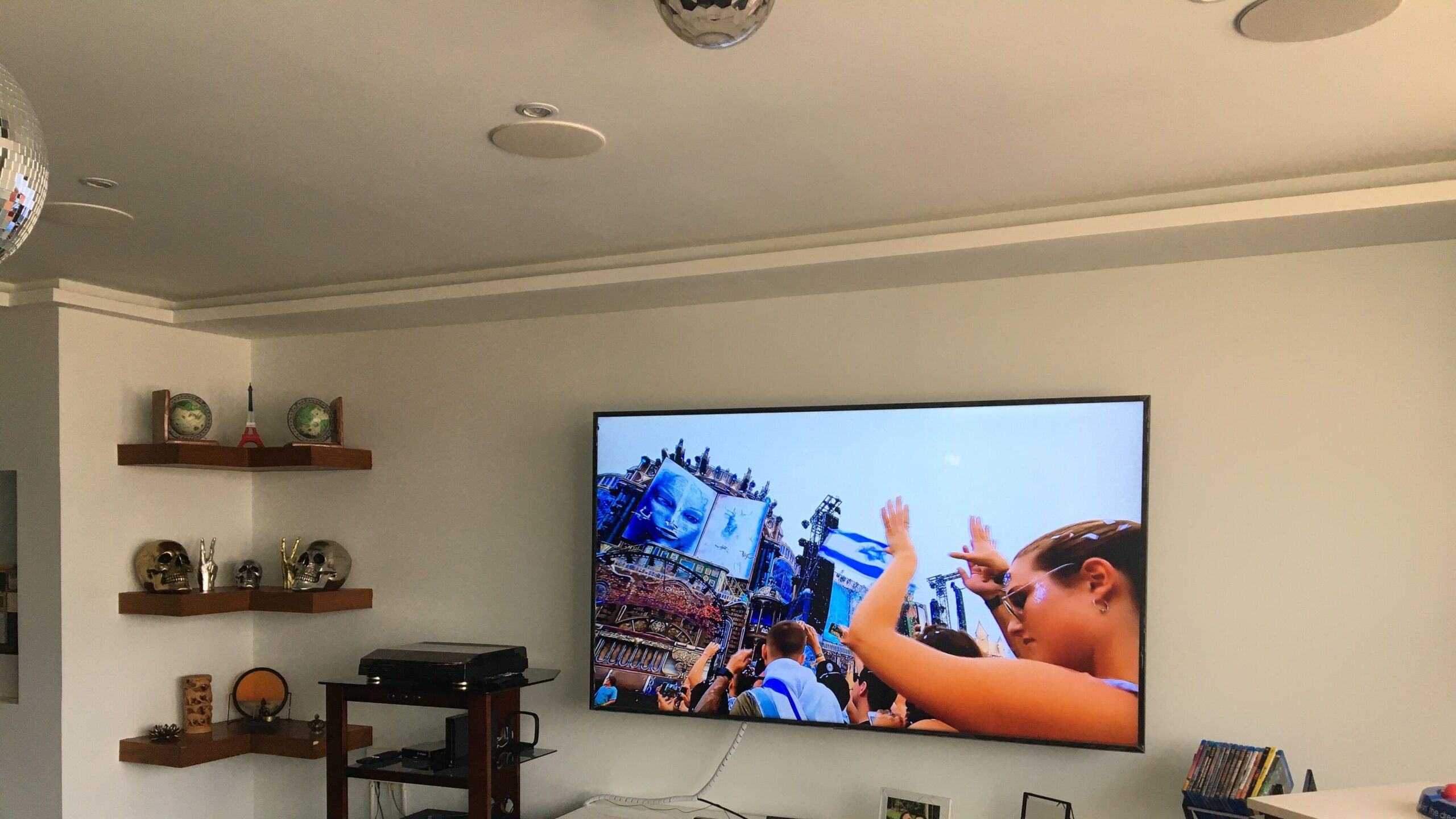 Audio residencial, audio para cine en casa Yamaha , con altavoces de plafón